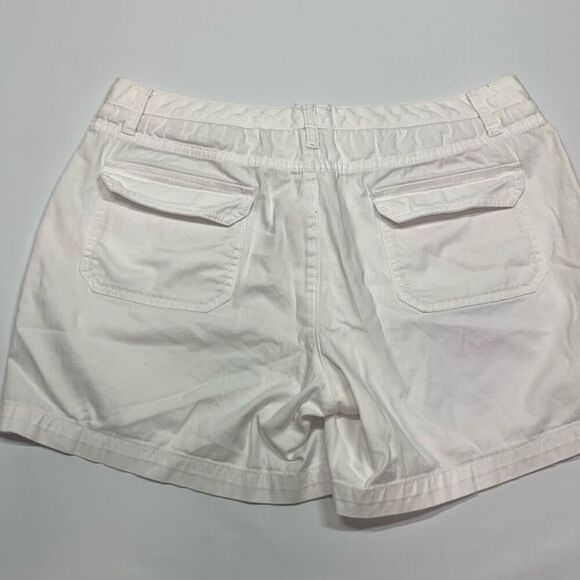 Caslon flat front 5” chino white short size large - Picture 3 of 5